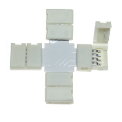 + konektor (Klik) za medsebojno povezovanje (RGB) večbarvnega LED traku 10mm 