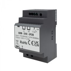 Napajalnik za din letev 60W 24V