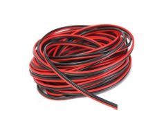 Dvožilni električni kabel 2 x 0,75 mm² – rdeč-črn 