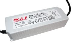 LED Napajalnik / LED Pretvornik / LED Adapter / GLP / 150W / 12,5A / IP67 vodoodporen / AC 200-240V / DC 12V