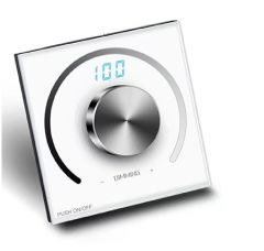 Vgradno stensko zatemnilno gumbno stikalo / DC12V -24V / 180W  Bele barve