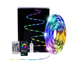Magični led trak rgb usb dc12v z daljincem