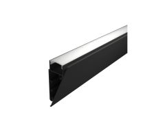 Črni alu led profil za obrobe