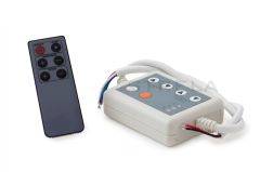 RGB LED IR daljinski krmilnik / kontroler / upravljalnik / DC12V + IR daljinski upravljalnik