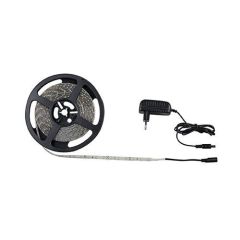 LED trak komplet  5m / Toplo bela / 60 LED/m / IP20 / 5 x 4,8W/m = 24W + napajalnik