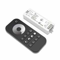 Radiofrekvenčni zatemnilnik / dimmer / LED / DC12-24V / 8A + daljinski upravljalnik