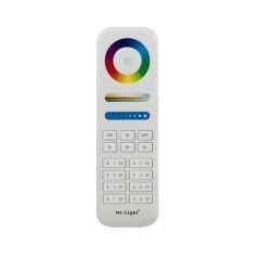 Radiofrekvenčni Mi-Light 2.4G RGB + CCT daljinski upravljalnik / LED / DC12-24V / možnost 8-kanalnega krmiljenja