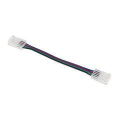 4-polni konektor s kablom za 12 mm RGB LED trak – brez spajkanja