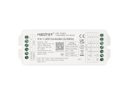 MiBoxer PR5 / 5 v 1 LED krmilnik 2.4GHz 12–48V DC, 20A, WiFi Ready – za enobarvne, CCT, RGB, RGBW in RGB+CCT LED trakove