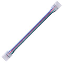 12 mm 5-polni RGBW povezovalni konektor s kablom za LED trak – brez spajkanja