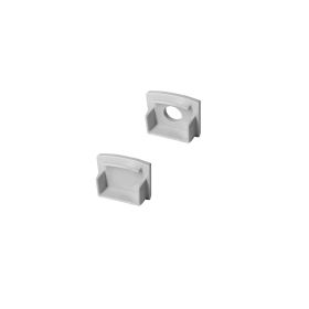 Zaključna kapa vgradnega alu profila za mavčne plošče 57,3 x 13,1mm / 2 kosa