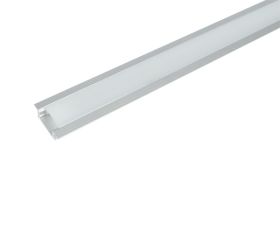 ALU vgradni profil za LED trak / 1m / na klik / komplet / 22 x 6mm