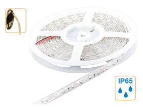 Samolepilen fleksibilen LED trak / toplo bela / IP65 - vodoodporen / 60 LED/m / 3528 / 4,8W/m / DC12V