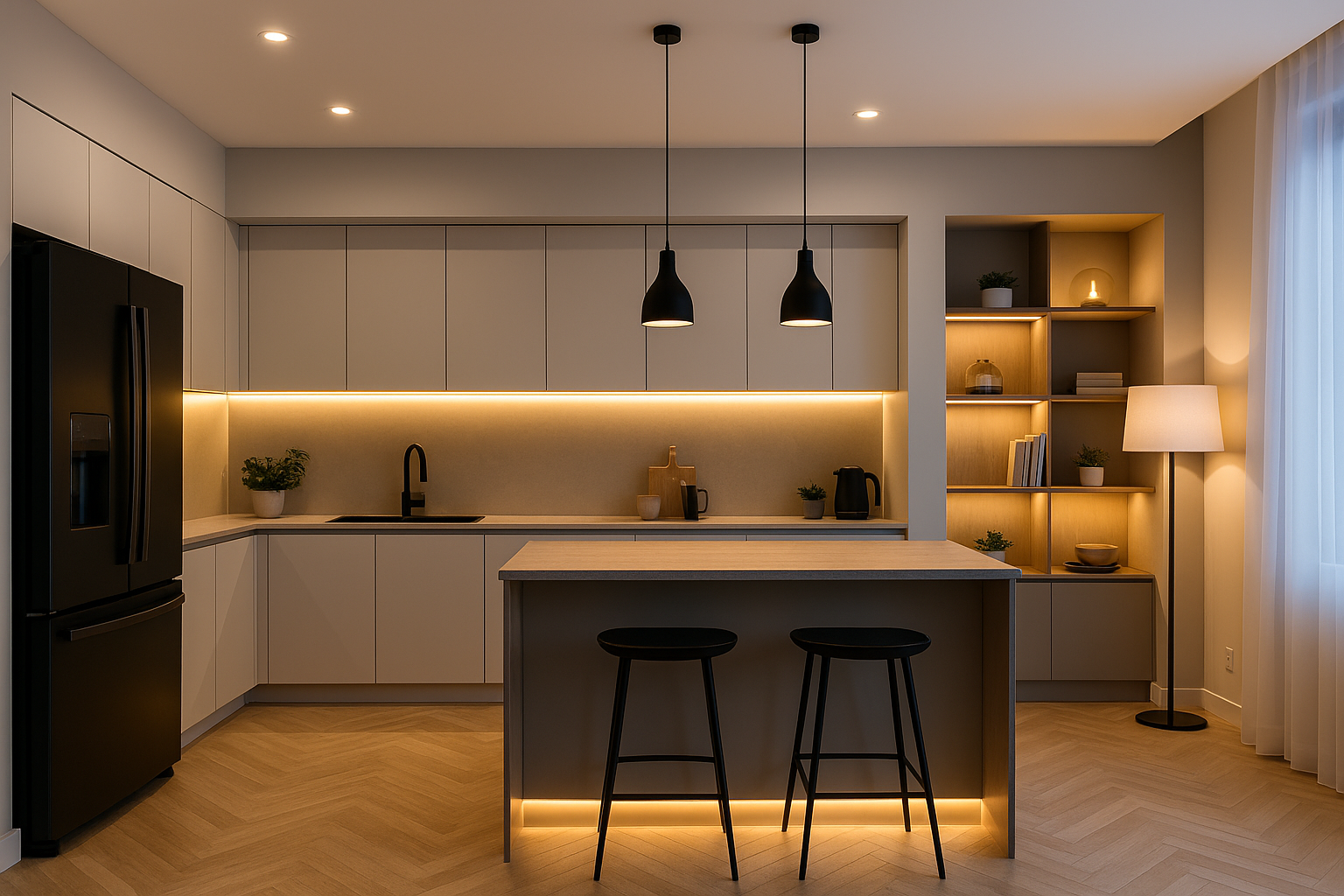 Osvetlitev kuhinje z LED svetili Super Strela Osvetlitev kuhinje z LED svetili Super Strela