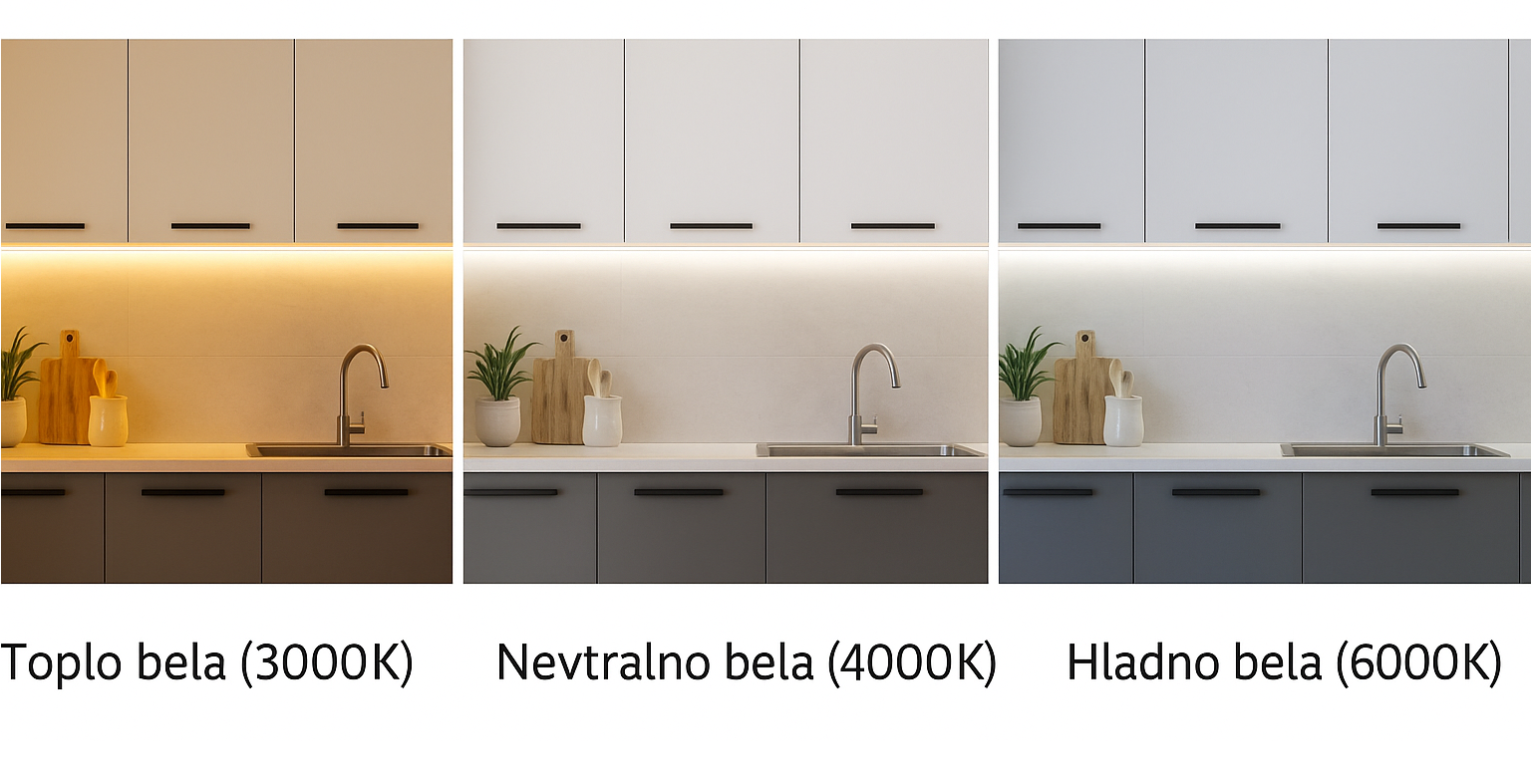 Različne barve svetilnosti za vašo osvetlitev kuhinje Različne barve svetilnosti za vašo osvetlitev kuhinje