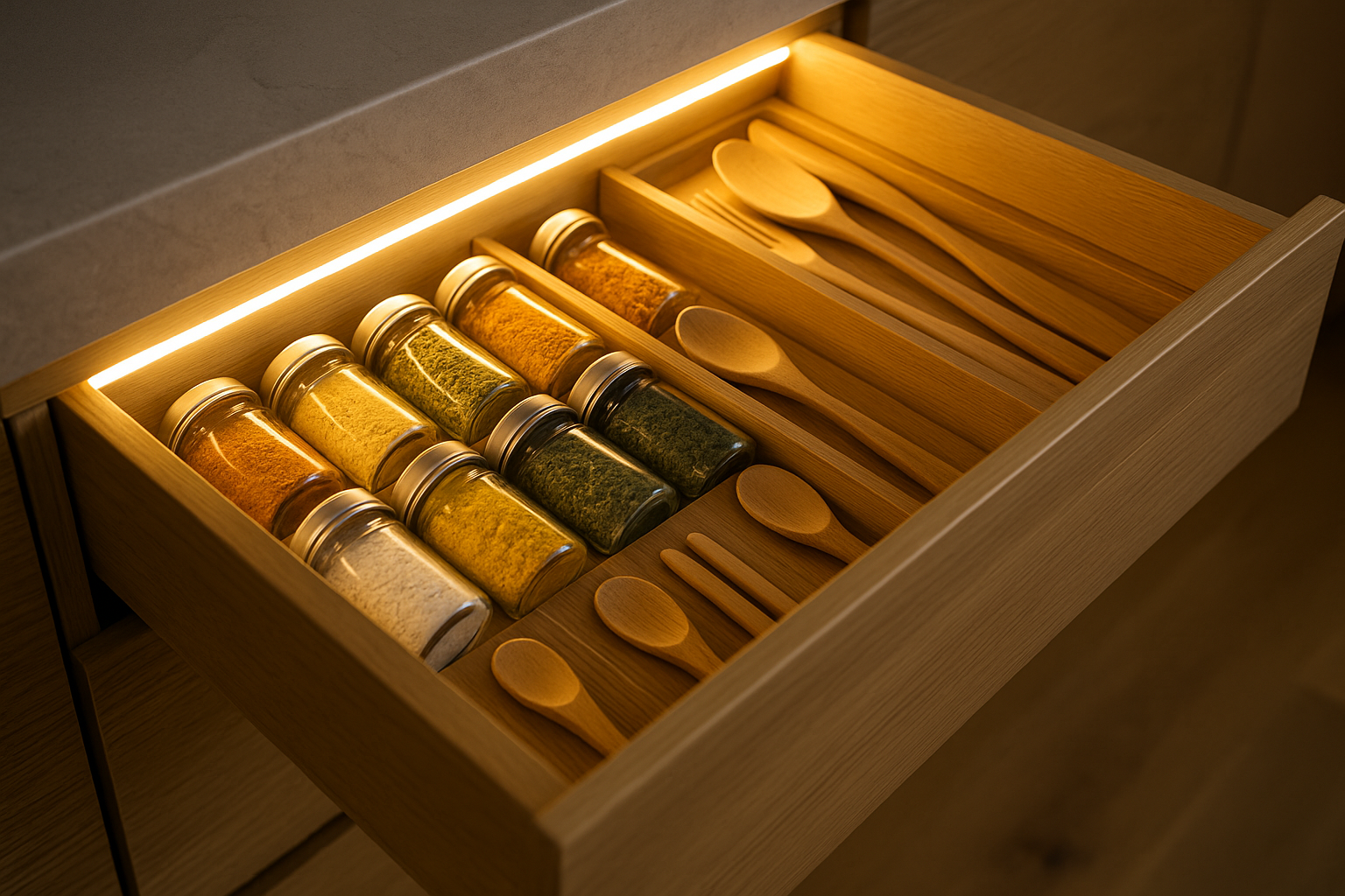 Osvetlitev notranjost omaric z LED trakovi Super Strela Osvetlitev notranjost omaric z LED trakovi Super Strela